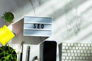 SEO text on desktop